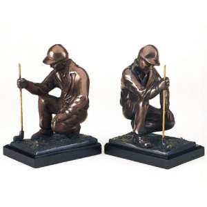 Golfers Bookends 