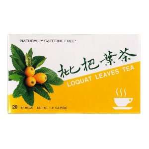 Loquat Leaves Tea, 20 Teabags Grocery & Gourmet Food