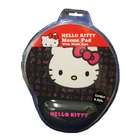 Sakar 74709 BLK Hello Kitty Mouse Pad With Wrist Rest Black