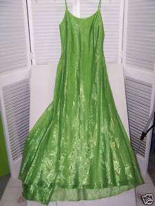 vintage Jessica McClintock GUNNE SAX green gown, 13  