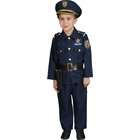   Police Officer Deluxe Toddler Costume / Blue   Size Toddler (4T