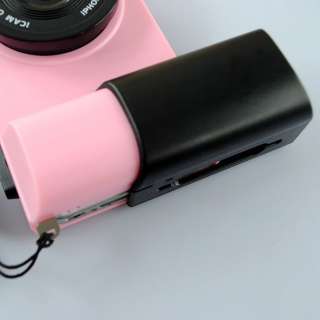 Lastest Camera Style iCamera hard Case icam for iPhone 4 4s Pink 0454 