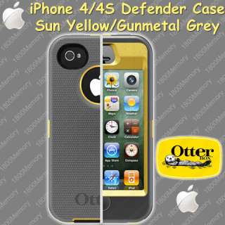  Defender Case for Apple iPhone 4 4S Glacier White Gunmetal Grey  