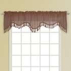 United Curtain Co. Isabella Valance   Color Chocolate