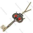   Vintage Chic Rhinestone Owl Key Pendant Necklace Sweater Chain TOP HOT