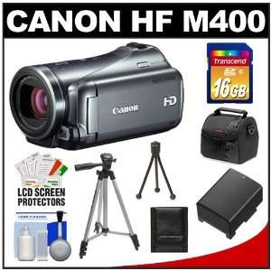 Vixia HF M400 Flash Memory 1080p HD Digital Video Camcorder with 16GB 