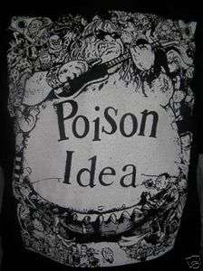 POISON IDEA shirt,varukers,kill your idols,rkl,mdc,dri  