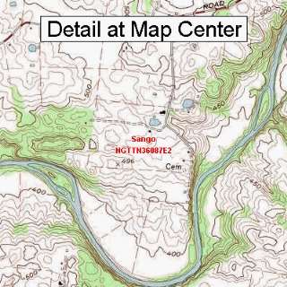   Map   Sango, Tennessee (Folded/Waterproof)