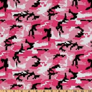  60 Wide Minky Camouflage Pink Fabric By The Yard Arts 