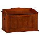 Solutions by Kids R Us Wood Toy Box   Cherry   Solutions by Kids R 