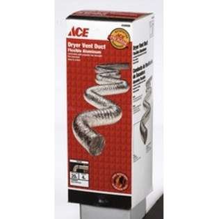 Deflect O ACEF0420B Dryer Vent Duct 4Dx 20 Ft 