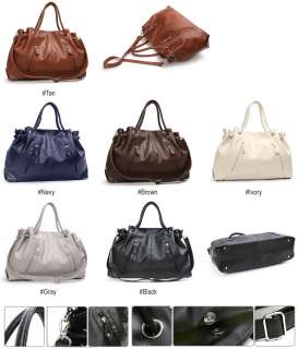 New Leather Handbag Tote Shoulder Bag for Ladies Womens  