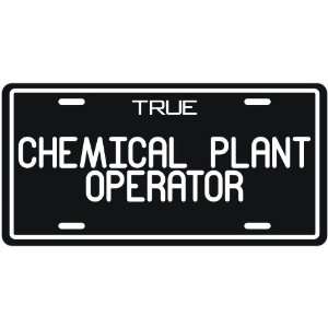 New  True Chemical Plant Operator  License Plate Occupations  