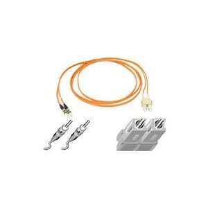   Fiber optic Multimode patch cable 33 ft ST SC Connectors Orange