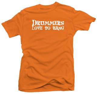 Drummer Bang Funny Drum Band New Rock Band T shirt  