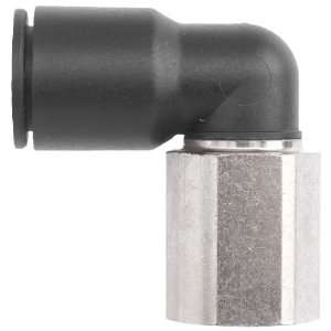 Brennan PCNY2502 06 04 Push to Connect Tube Fitting, PBT, 90 Degree 