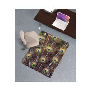  ES Robbins Design Series Peacock Carpet Foldable Chairmat 