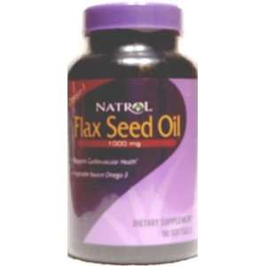  Natrols Flax Oil 1000mg 90 soft gels Health & Personal 