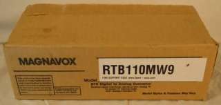 MAGNAVOX RTB110MW9 DIGITAL TO ANALOG CONVERTER BOX AND REMOTE CONTROL 
