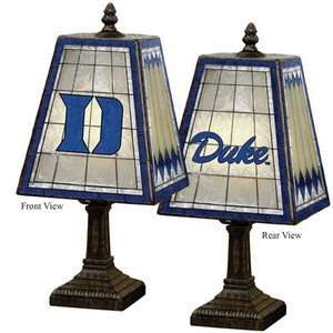 Duke Blue Devils 14 Art Glass Table Lamp  Sports 