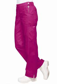 NWT Koi Medical Uniforms ZARA Fuchsia Pink Flare Leg Scrub Pants ALL 