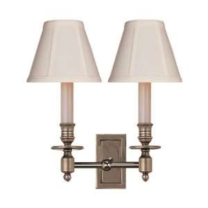 Visual Comfort and Company S2212AN T Studio 2 Light Sconces in Antique 