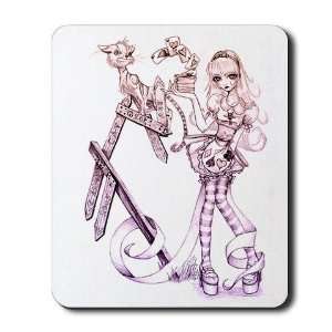 Alice Cat Mousepad by  