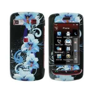   Piece Plastic Phone Design Cover Case Blue Flower For LG Xenon GR500