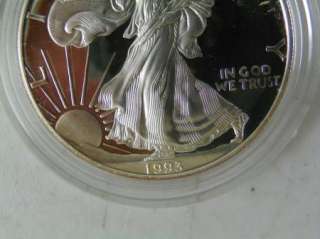 Silver American Eagle $1 Coins 2 oz .999 Silver Total, Proof 88 & 93 