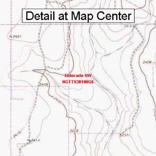   Map   Eldorado SW, Texas (Folded/Waterproof)
