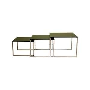   Nara Glass Top Nesting Table By Wholesale Interiors