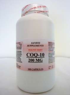   COQ10 CO Q10 Q 10 200MG 300 CAPSULES Great Buy 741459072353  