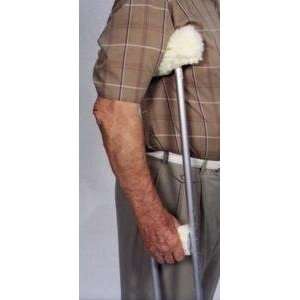  Crutch Cover Set Sheepette   Essential Medical D5009 