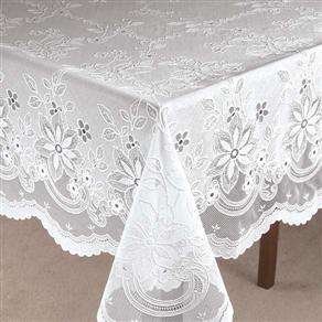 Vinyl Lace Floral Round 70 Oval 54x72 Oblong 60x90 60x102 Table 