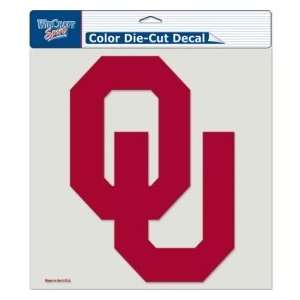    Oklahoma Sooners Die Cut Decal   8x8 Color