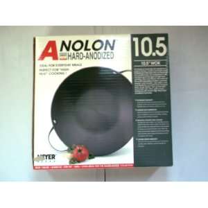   Anodized Non stick 10 1/2 Wok with Riveted Stainless Steel Handles