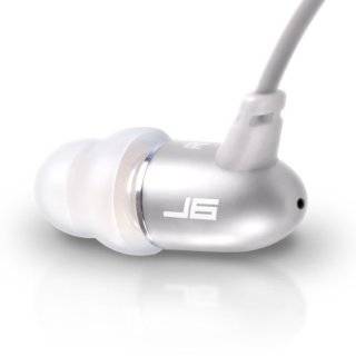 JBuds J6 High Fidelity Ergonomic Earbuds Style Headphones (Titanium 