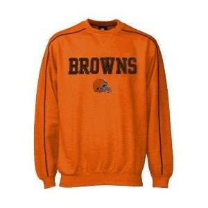   Browns Orange Critical Victory Crew Sweatshirt