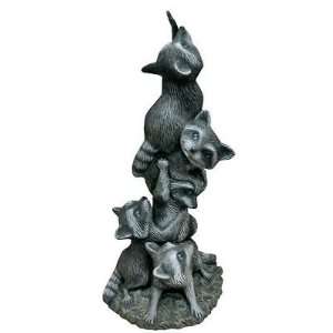    Accents Unlimited Climbing Raccoons Statuary Patio, Lawn & Garden