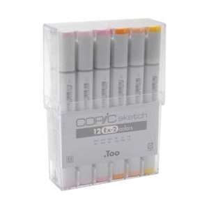  New   Copic Sketch Markers 12 Piece Set   Ex 2 by Copic Marker 