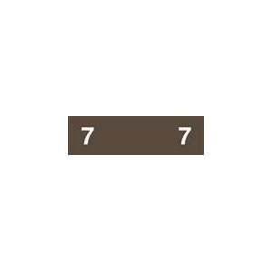   AMES Numeric Labels   L A 00134RB Series (Rolls)   7   Brown Office