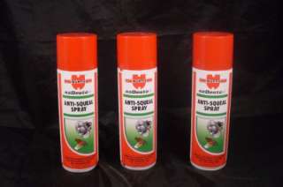 THREE 10 OZ CANS WURTH PRODUCTS USA ANTI SQUEAL SPRAY  