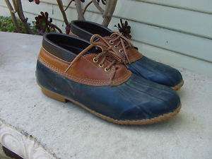 Vintage EDDIE BAUER Rubber/Leather Outdoor Shoes Size12  
