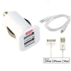 1A)   3.1A Output Ideal + Micro USB Sync/Charge Cable+iPod/iPhone/iPad 