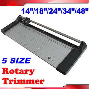    34 48Manual Portable Sharp Rotary PVC Paper Trimmer Cutter  
