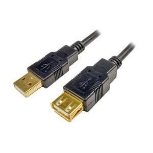  2 meter USB 2.0 Gold Connector Extension Cable 