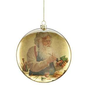  Lenox Decoupage Santa Ornament