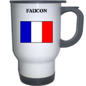 France   FAUCON White Stainless Steel Mug