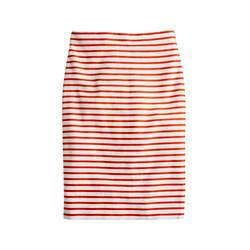 No. 2 pencil skirt in deck stripe