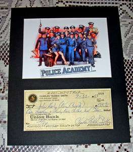 1983 Bubba Smith Signed Personal CHECK Police Academy  